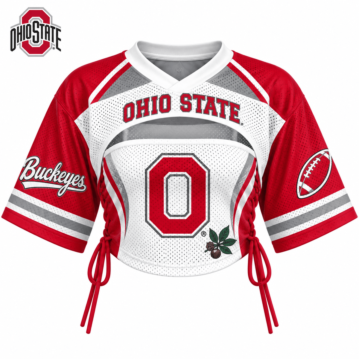 Premium OSB Mesh Short-Sleeve Bandeau & Shorts Set TNSM