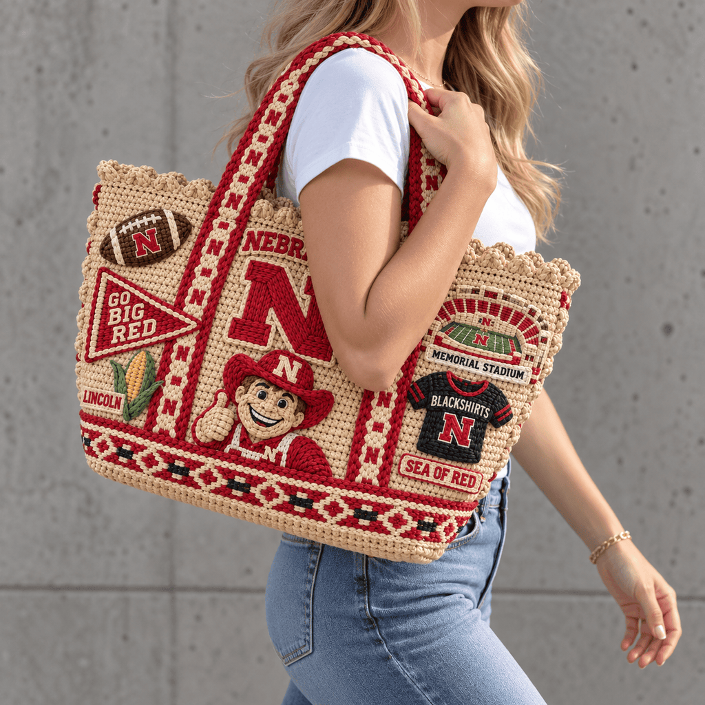 NCH Straw-Style Embellished Tote Bag HTTT