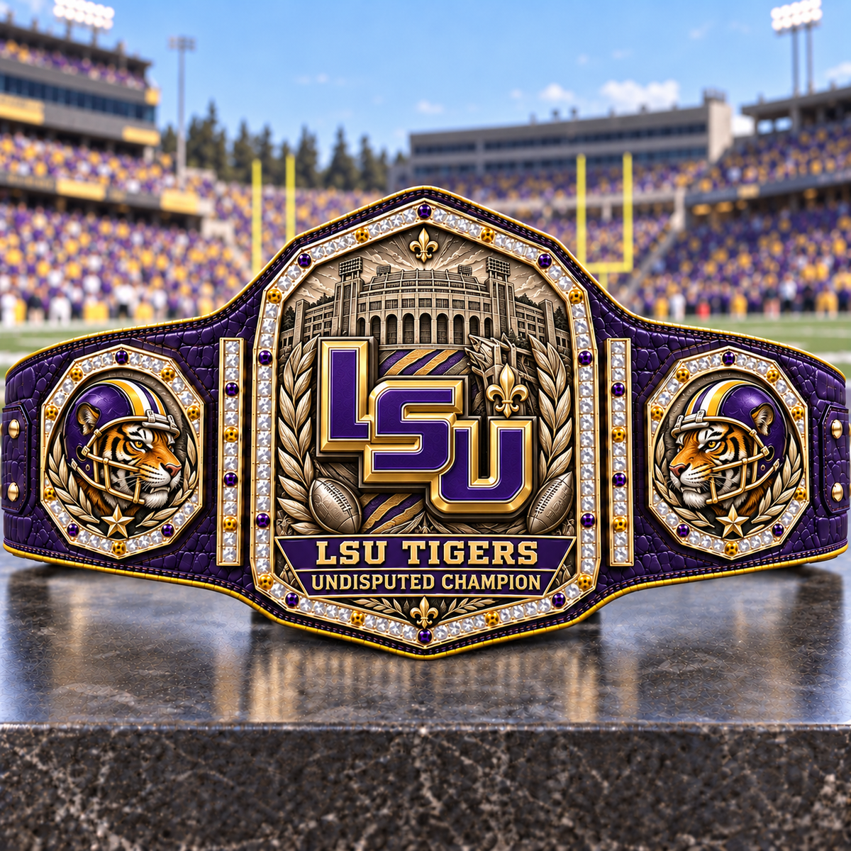 LSU Premium Legacy Championship Belt HQH