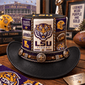 LSU Premium Leather Top Hat PDL