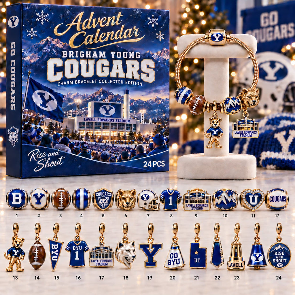 Premium BYU Advent Calendar Charm Bracelet Set PVNA