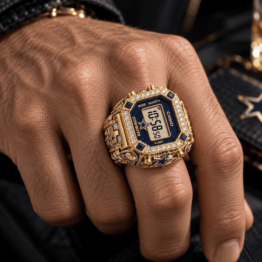 DLCB Premium Gold Ring Watch LNTH