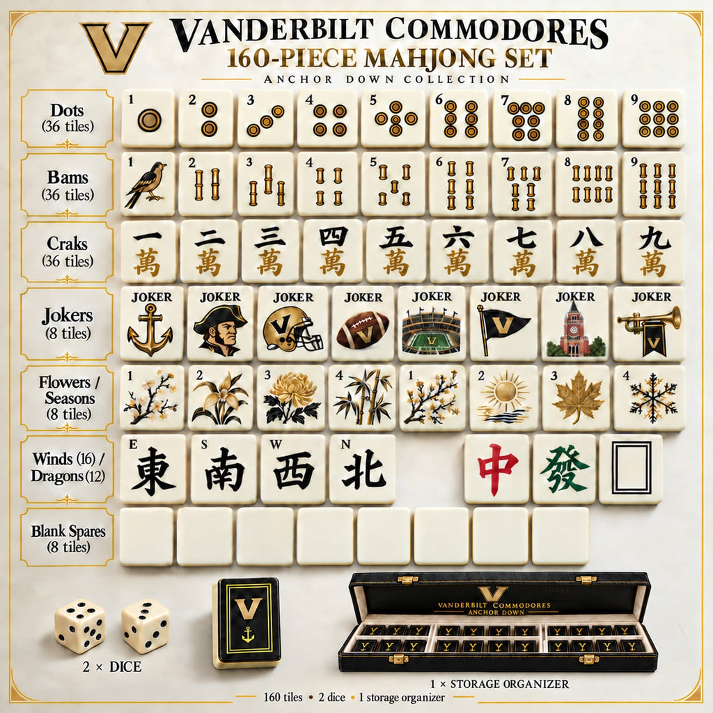 Premium VDBC Mahjong Tiles Set TNSM