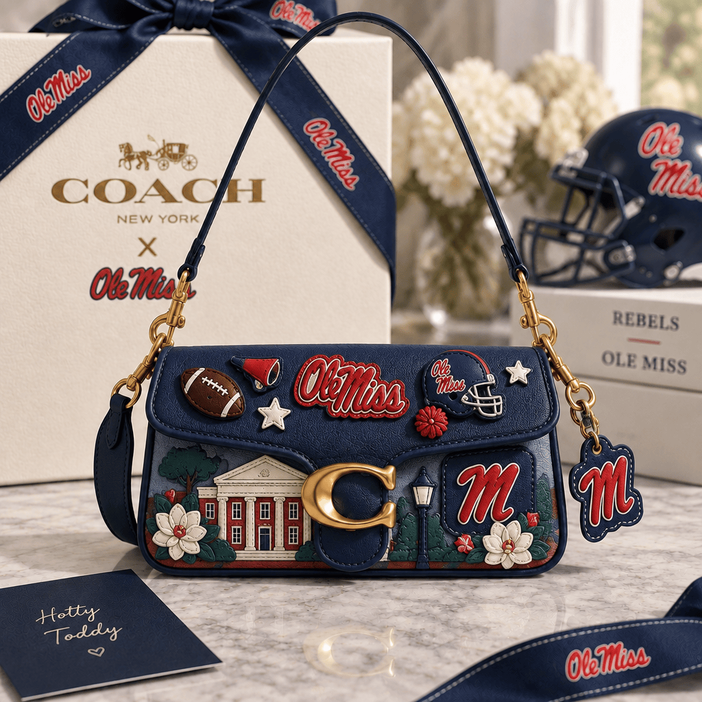Premium OMR Coach Shoulder Cross With Charm LNTH