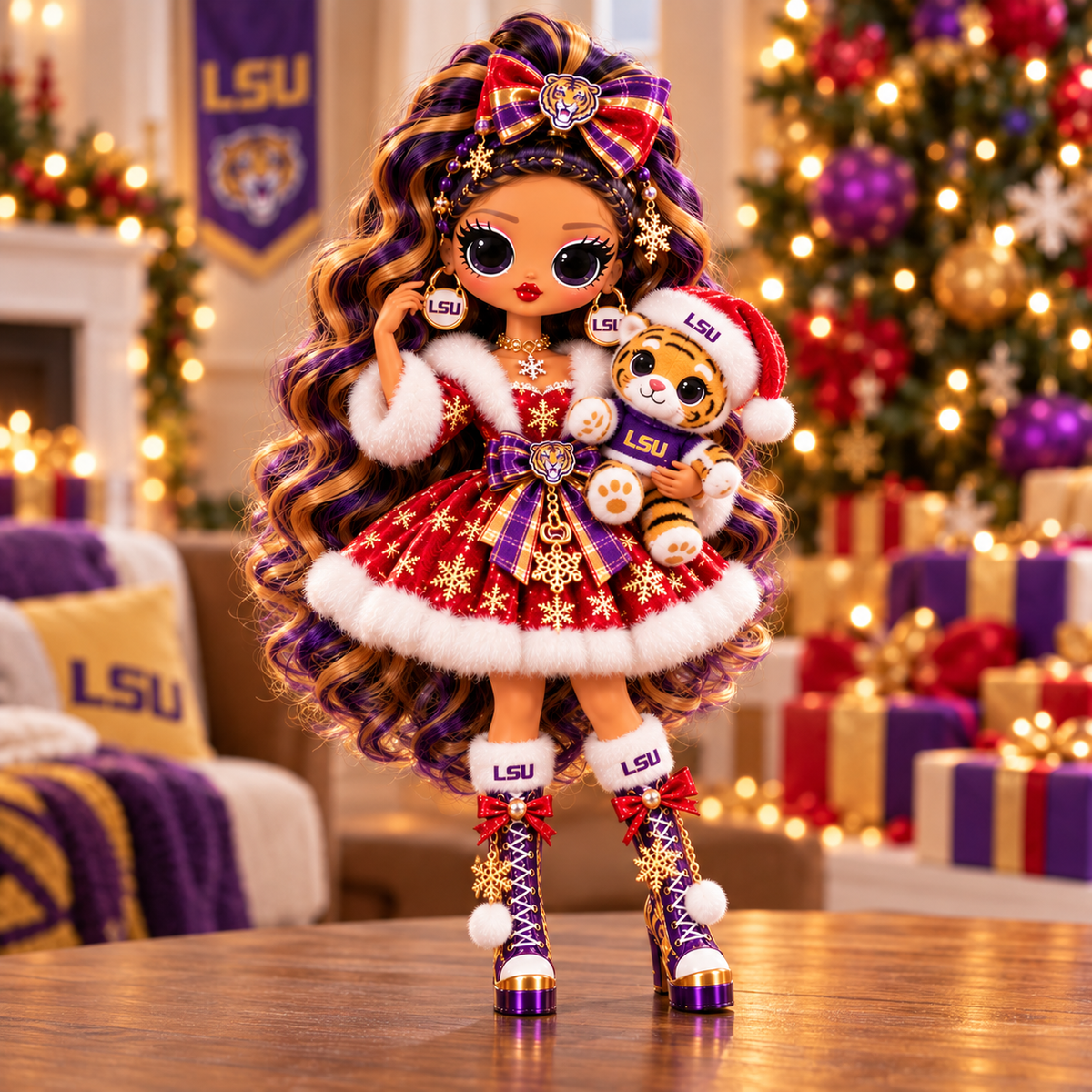 LSU Iconic Fashion Doll Collector Edition NTNA