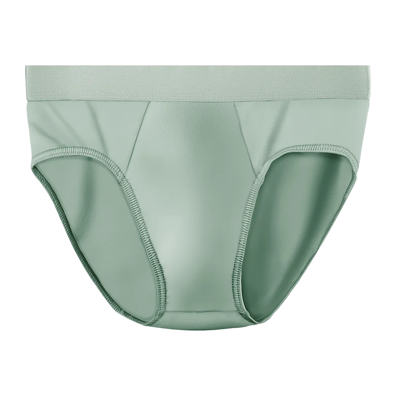4PCS underwear, men's triangular underpants with  slits, large space, antibacterial inner crotch
