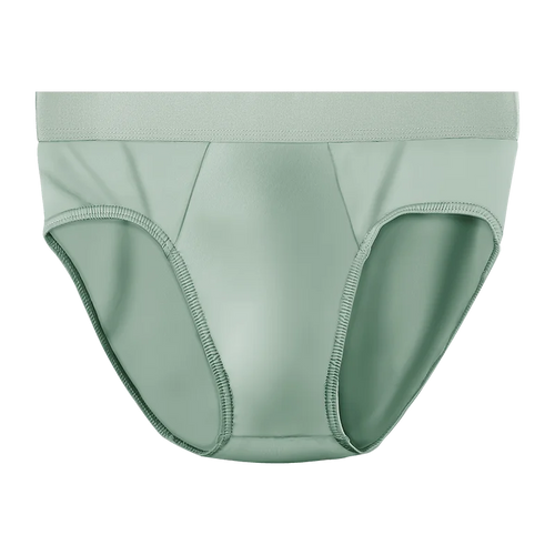 4PCS underwear, men's triangular underpants with  slits, large space, antibacterial inner crotch