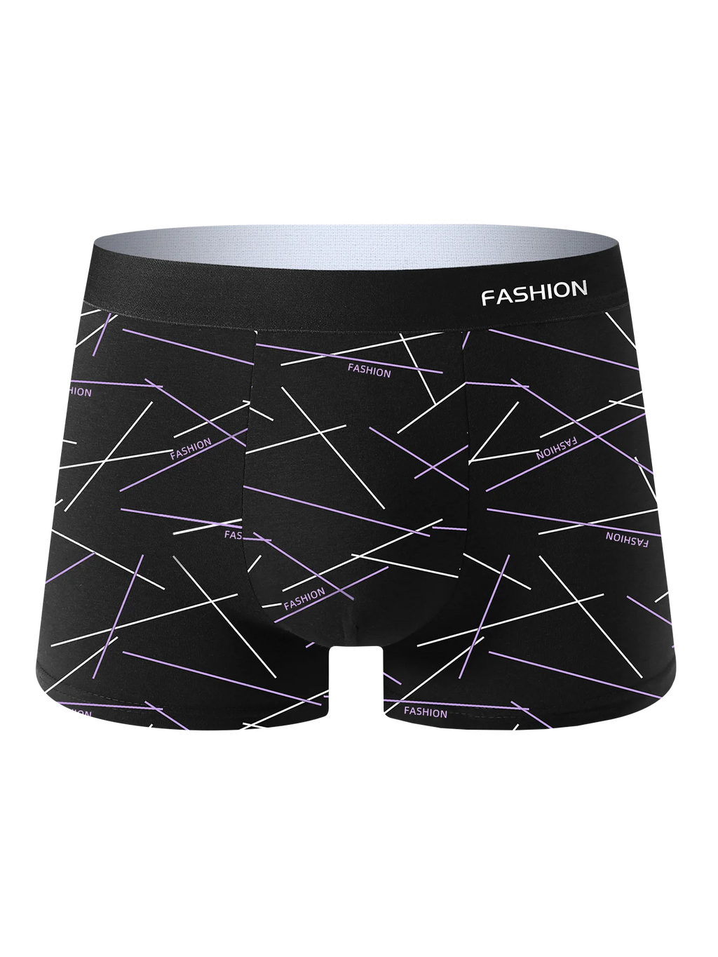 4-Pack Men's Boxer Briefs Fashionable Comfortable Soft Fabric Advanced Sports Fitness Casual Underwear for Men