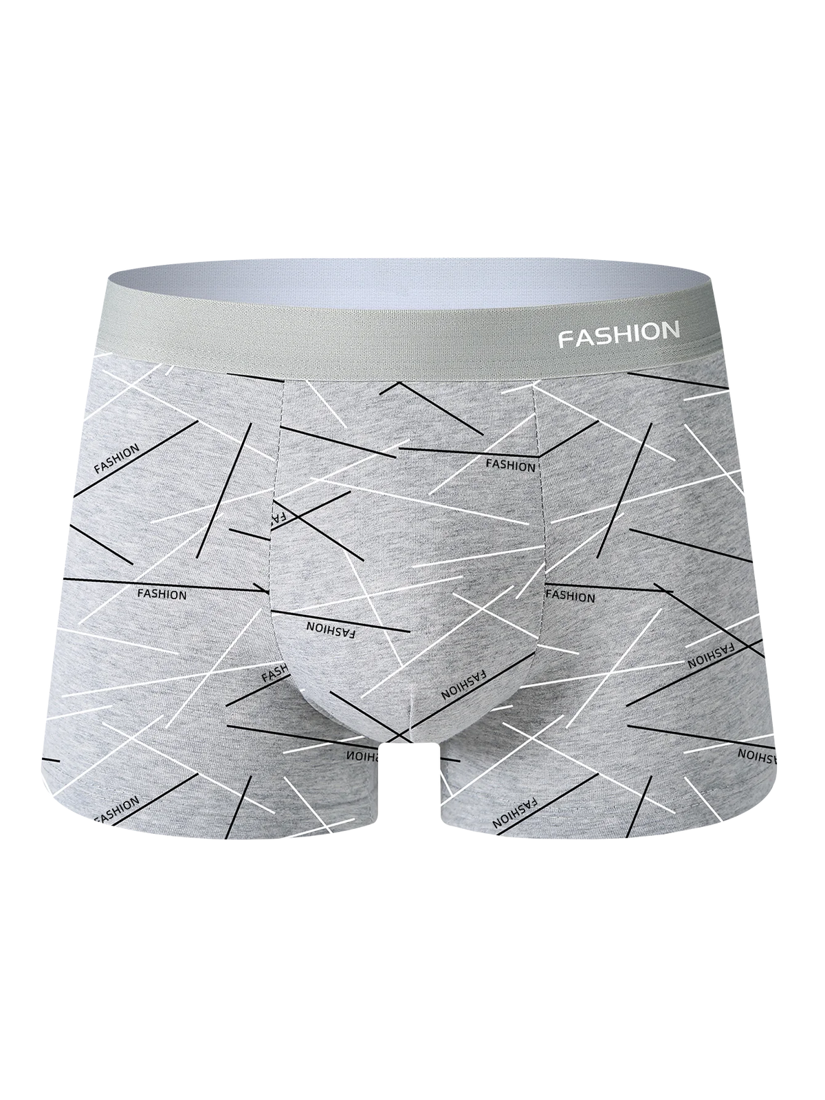 4-Pack Men's Boxer Briefs Fashionable Comfortable Soft Fabric Advanced Sports Fitness Casual Underwear for Men