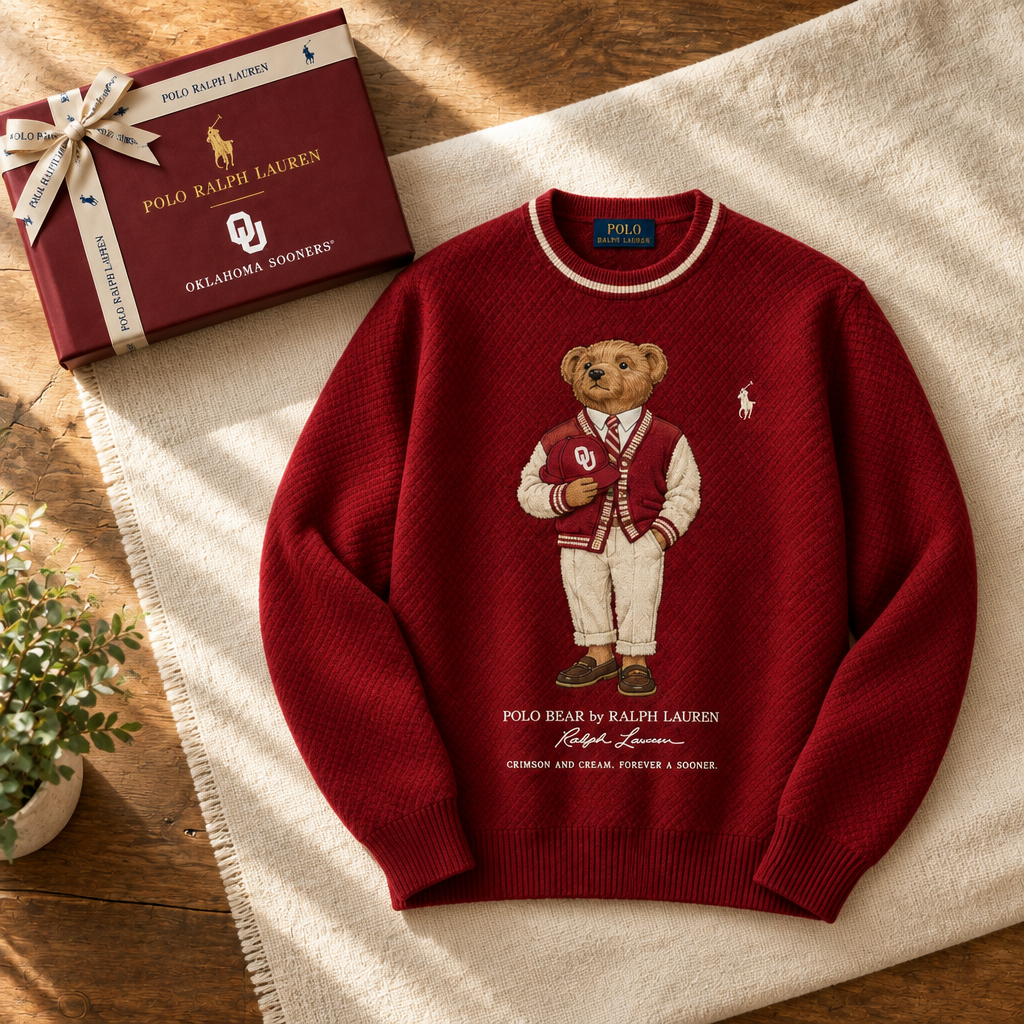 Oklahoma Sooners Premium Crewneck Sweater